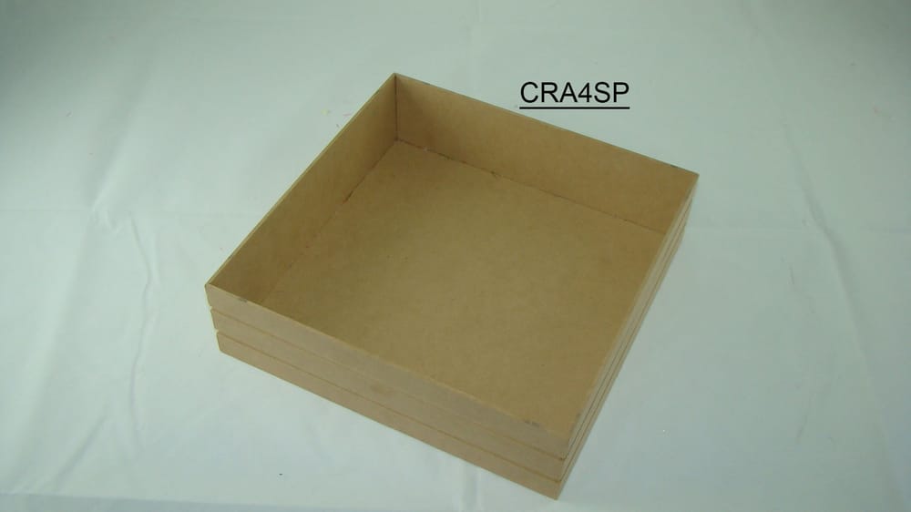 caja rayada madera no.4 sin pintar 25 cm hecha de mdf 7 cm de altura 