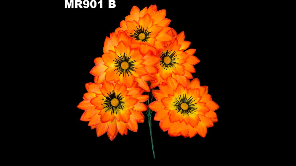 Ramito dhalia con pestañas *5. Flor de 16 cm B
