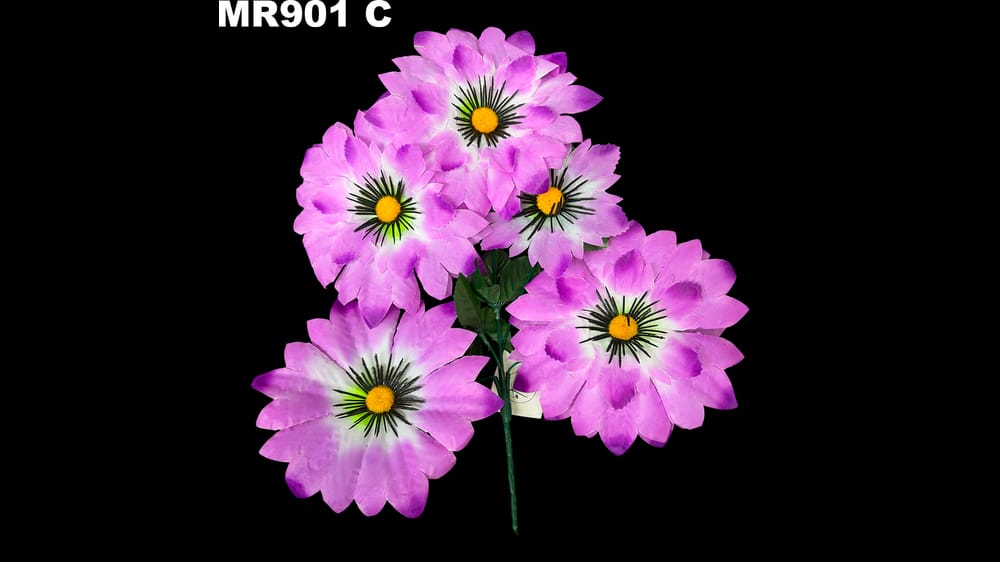 Ramito dhalia con pestañas *5. Flor de 16 cm C