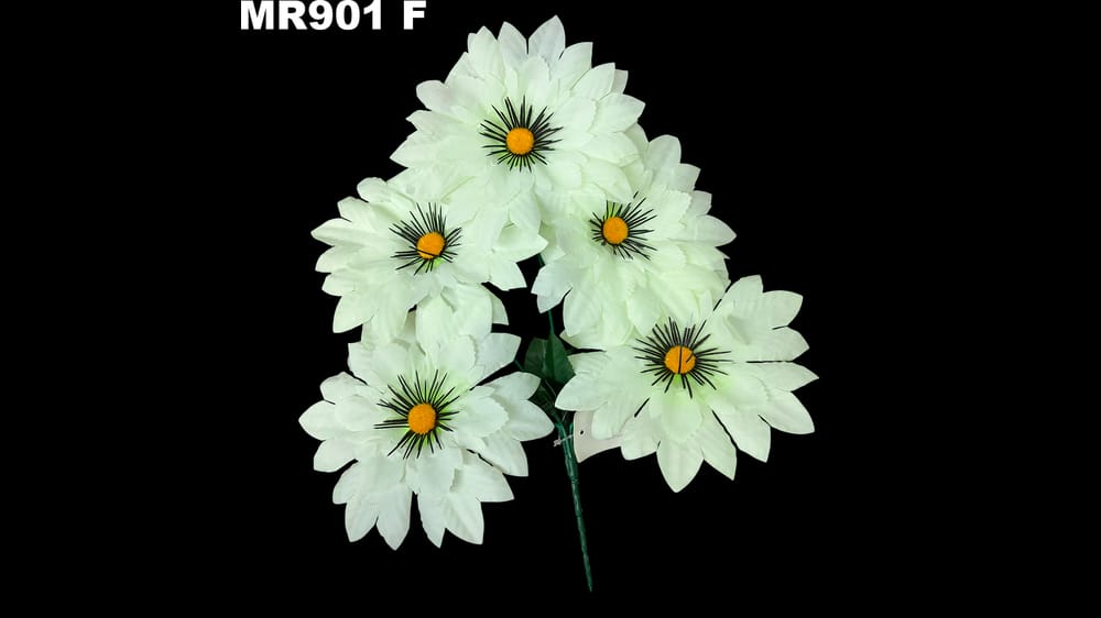 Ramito dhalia con pestañas *5. Flor de 16 cm F