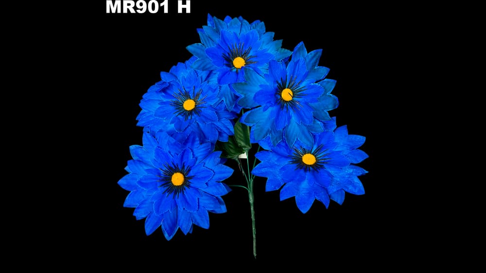 Ramito dhalia con pestañas *5. Flor de 16 cm H