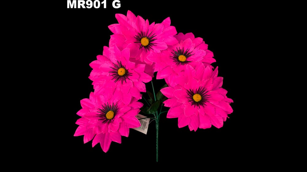 Ramito dhalia con pestañas *5. Flor de 16 cm G