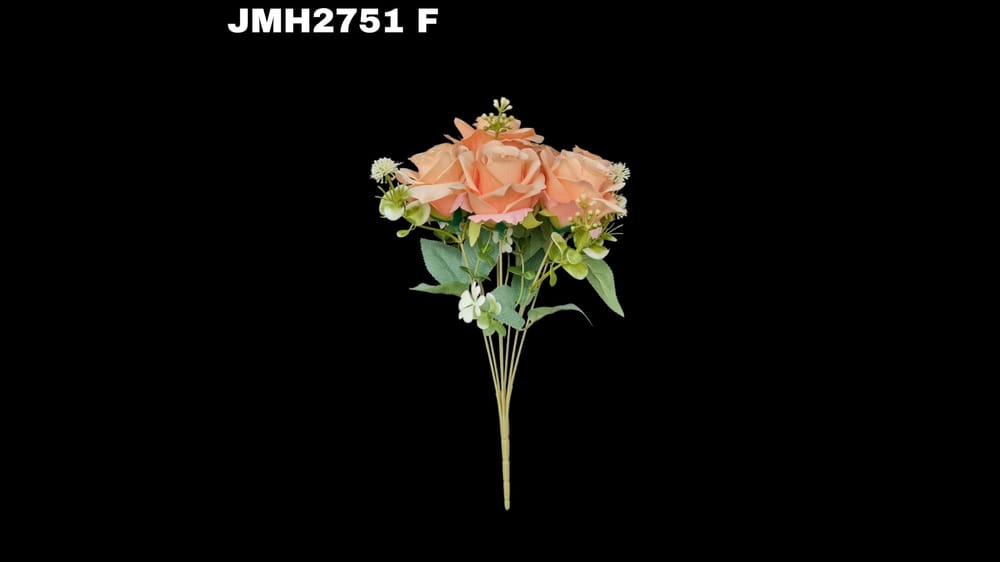 Ramo vintage de rosas *7. Mide 40 cm F