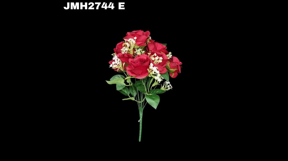 Ramo vintage de rosas *9. Mide 42 cm E 