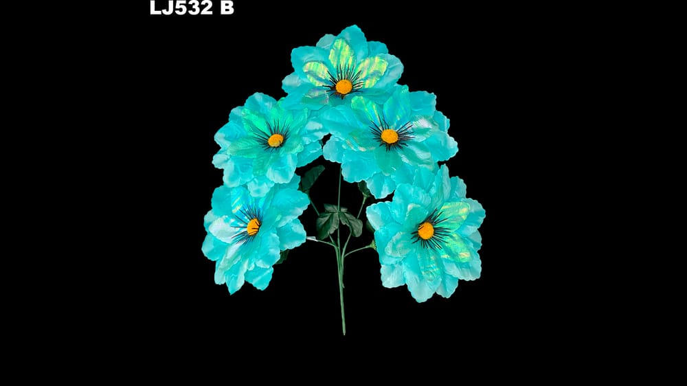 Ramito dhalia satinada tornasol * 5. La flor mide 18 cm B