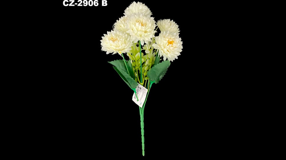 Ramito de crisantemo * 7. Mide 30 cm. Flor de 4.5 cm B