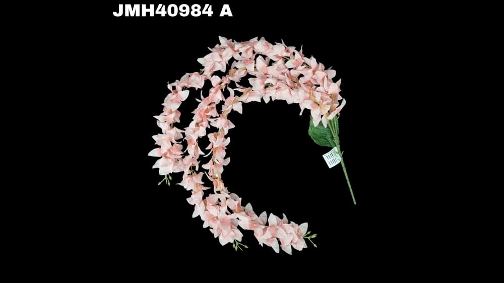 Colgante de hydrangea / hortencia *3 . Mide 1 metro A