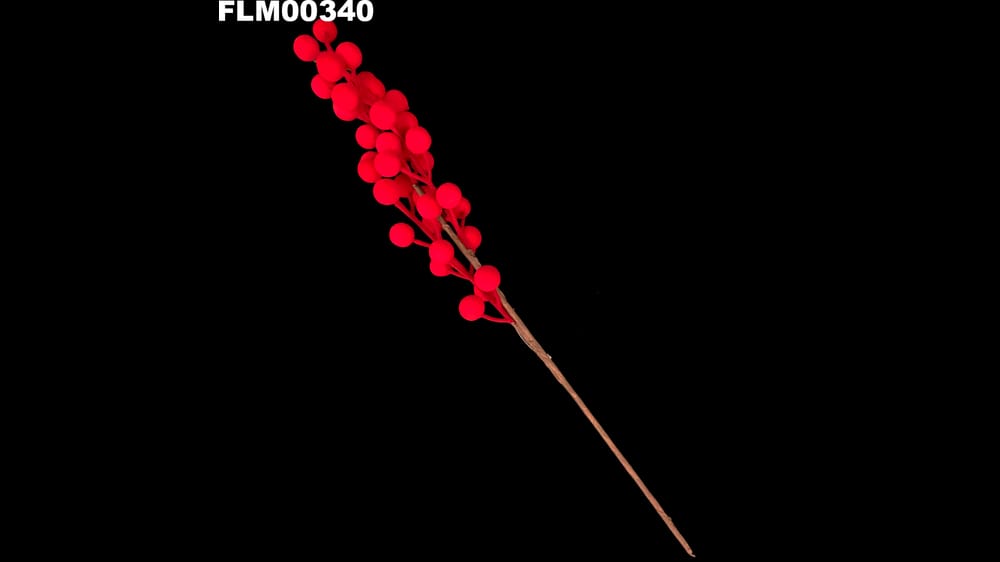 vara de berries terciopelo. Mide 35 cm 