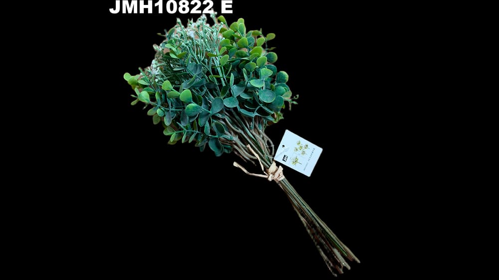Ramo follaje dólar con mini flores. Mide 33 cm E