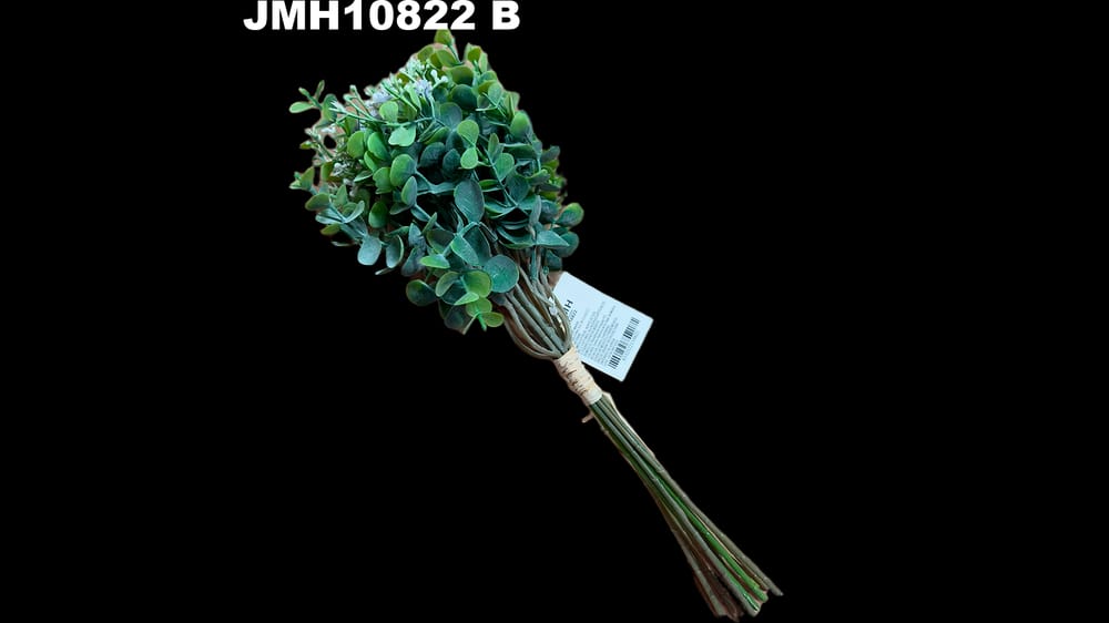 Ramo follaje dólar con mini flores. Mide 33 cm B