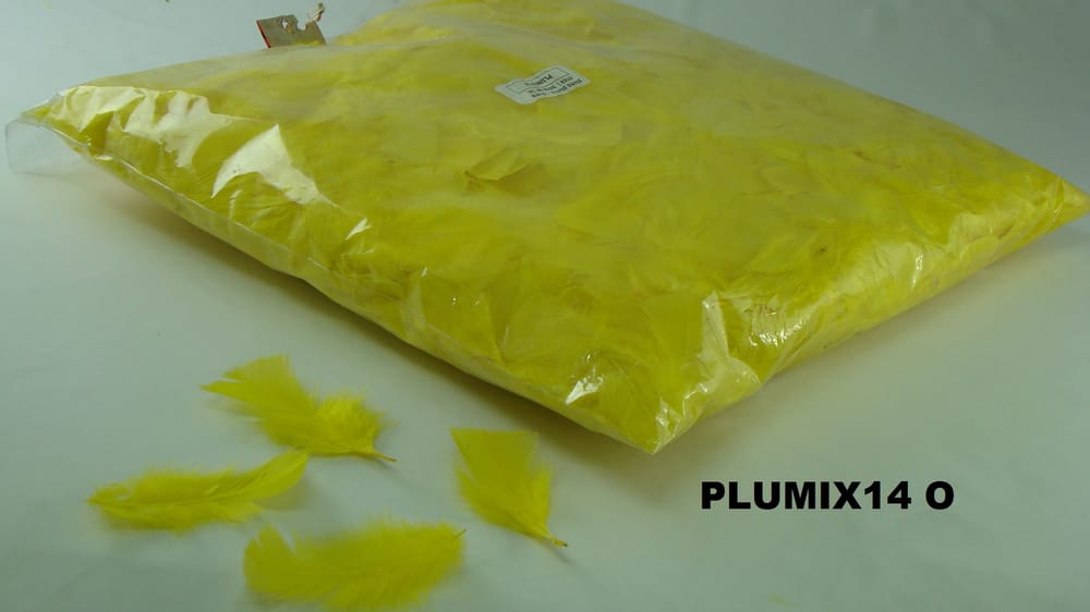 pluma plumix. ( pluma chica ) bolsa de 1/4 O