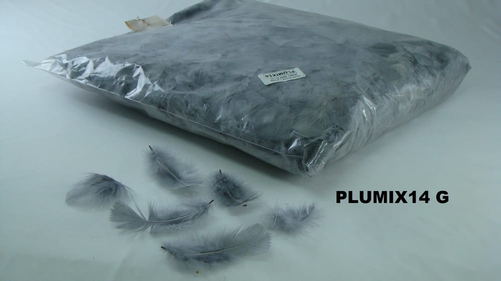 pluma plumix. ( pluma chica ) bolsa de 1/4 G