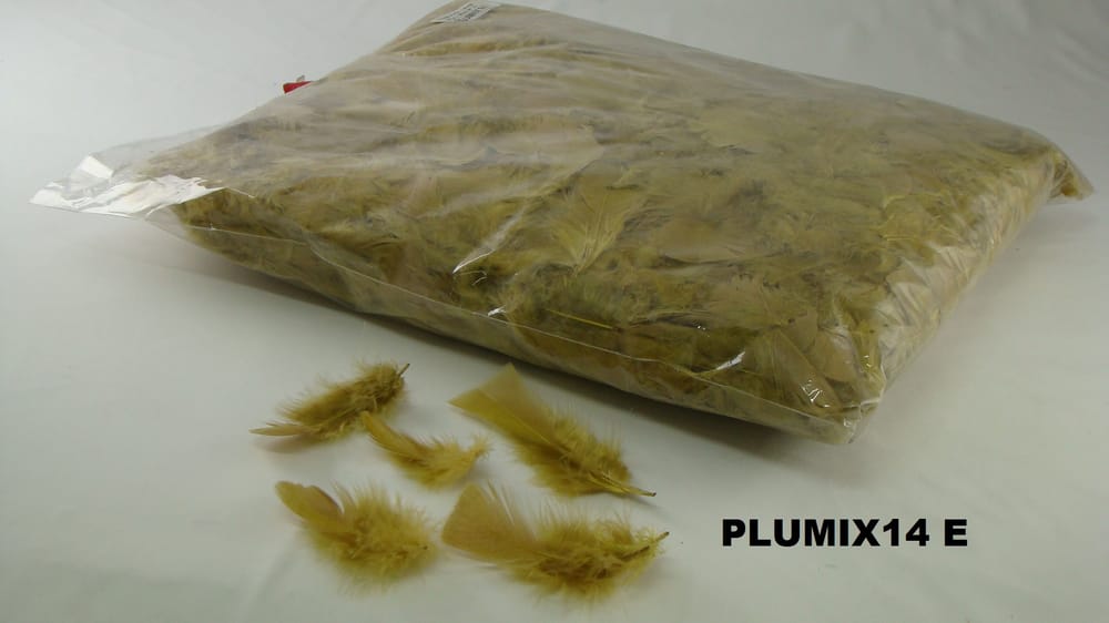 pluma plumix. ( pluma chica ) bolsa de 1/4 E