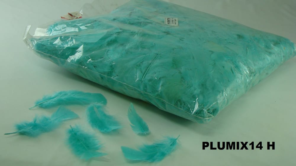 pluma plumix. ( pluma chica ) bolsa de 1/4 H