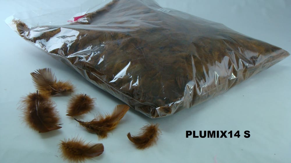 pluma plumix. ( pluma chica ) bolsa de 1/4 S