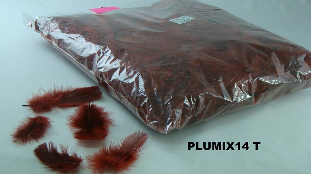 pluma plumix. ( pluma chica ) bolsa de 1/4 T