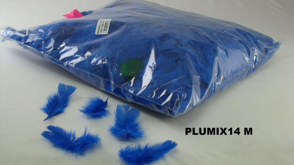 pluma plumix. ( pluma chica ) bolsa de 1/4 M