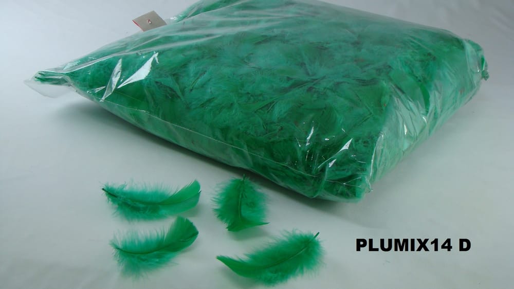 pluma plumix. ( pluma chica ) bolsa de 1/4 D