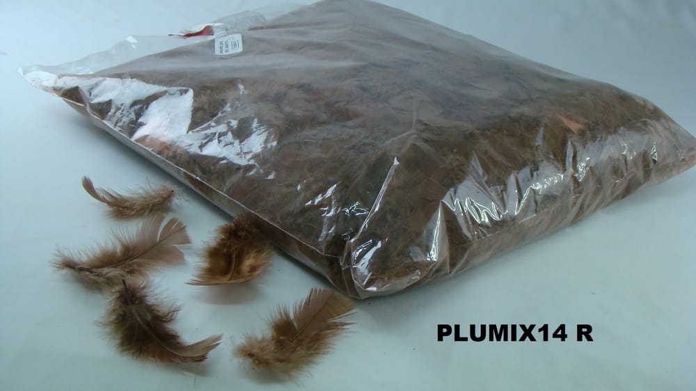 pluma plumix. ( pluma chica ) bolsa de 1/4 R