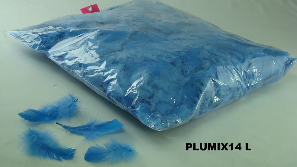 pluma plumix. ( pluma chica ) bolsa de 1/4 L