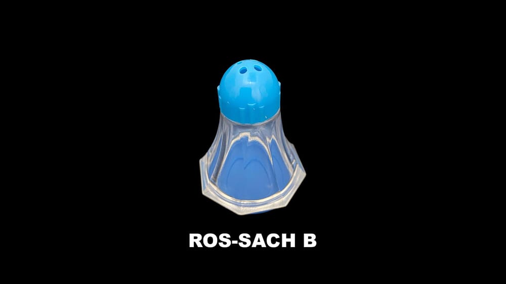 Salero chico blanco/ rosa/ azul de 5.5 cm B