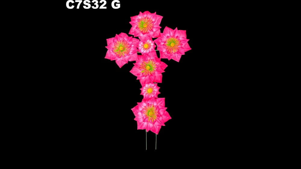 Cruz de flores con ó sin imágen G
