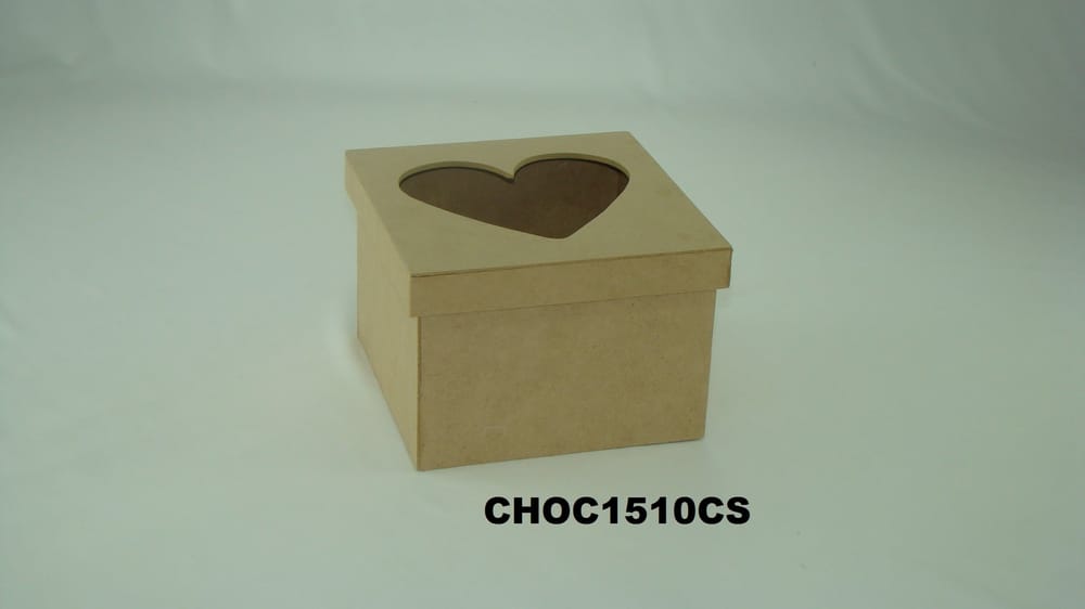 chocolatera 15+10 con corazón sin pintar 