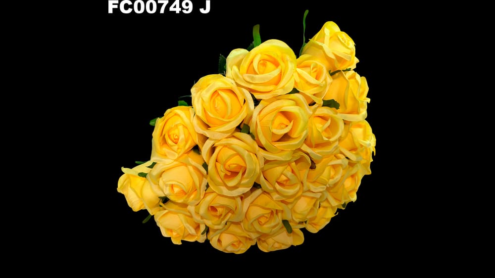 bouquet boton satinado *24 . De 25 cm diámetro J