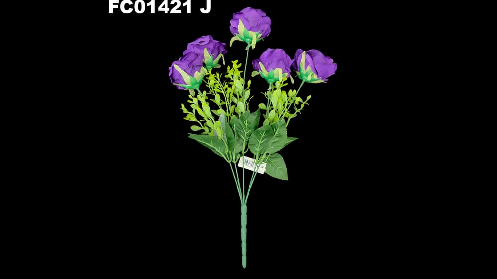 Ramo vintage mediano rosas * 5. Mide 42 cm J