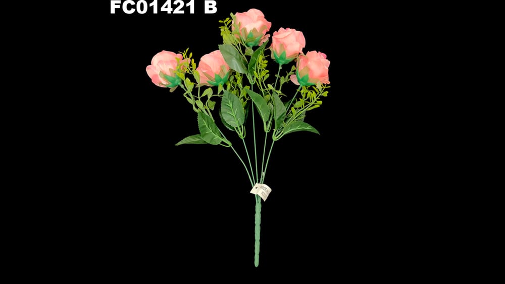 Ramo vintage mediano rosas * 5. Mide 42 cm B