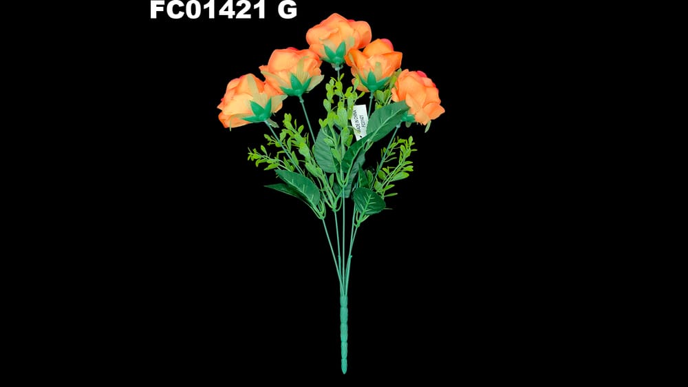 Ramo vintage mediano rosas * 5. Mide 42 cm G