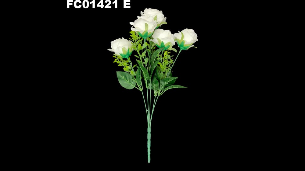 Ramo vintage mediano rosas * 5. Mide 42 cm E