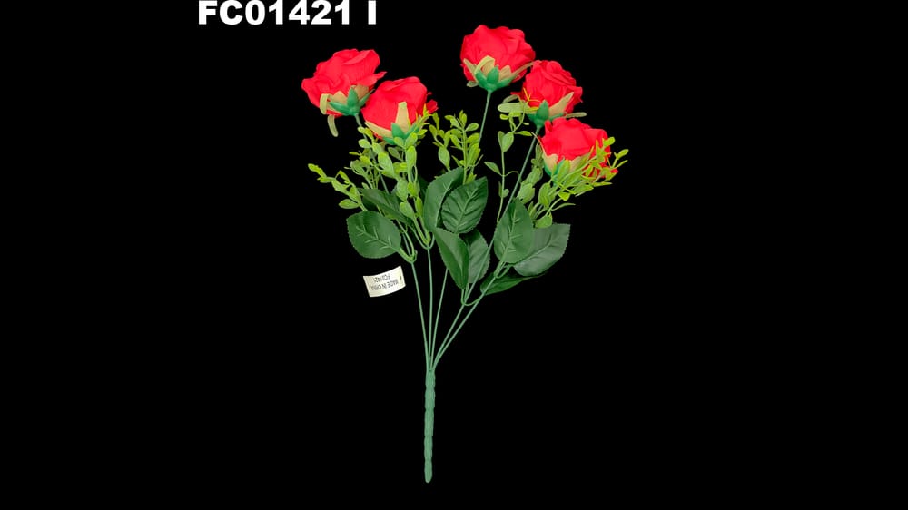 Ramo vintage mediano rosas * 5. Mide 42 cm I