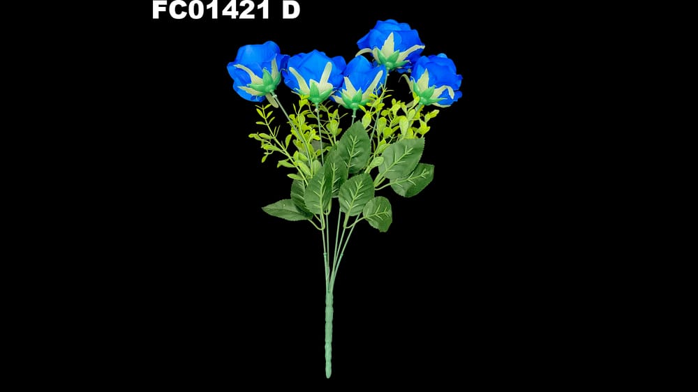 Ramo vintage mediano rosas * 5. Mide 42 cm D