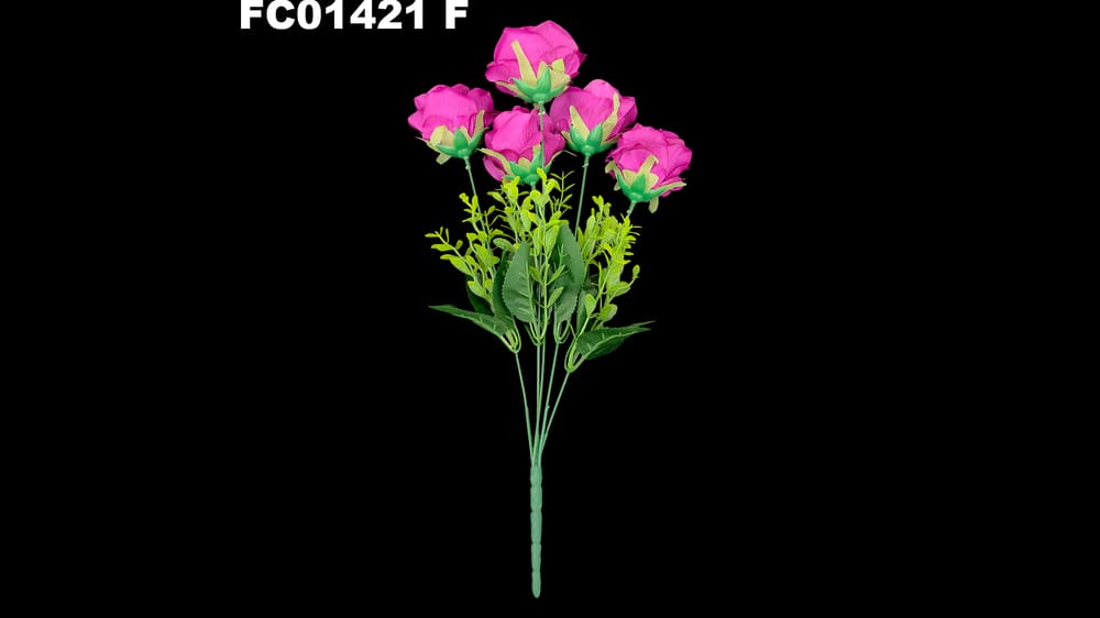 Ramo vintage mediano rosas * 5. Mide 42 cm F