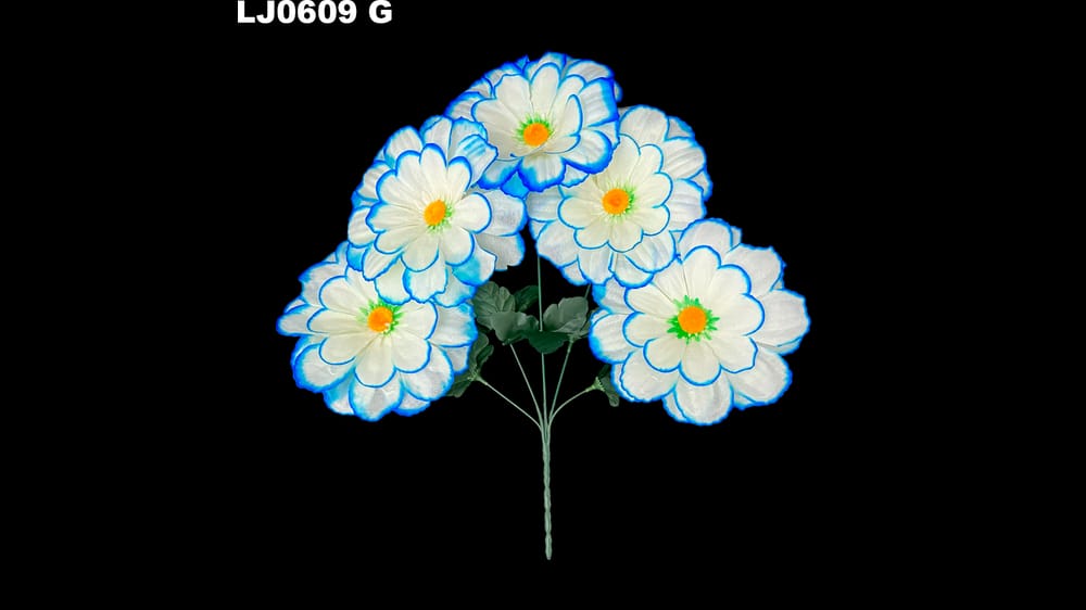 Ramito dhalia redondeada * 5. La flor mide 17 cm G
