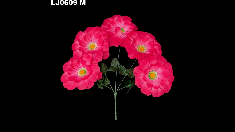 Ramito dhalia redondeada * 5. La flor mide 17 cm M
