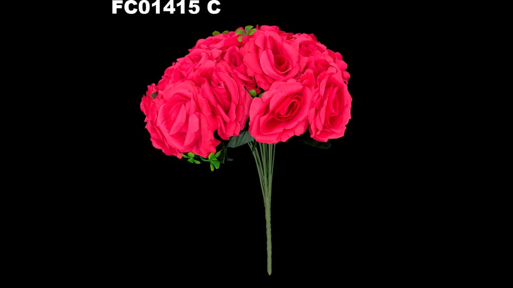 Bouquet de rosas medianas *24. Mide 35 cm C
