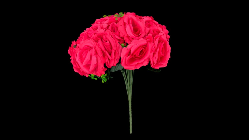 Bouquet de rosas medianas *24. Mide 35 cm C