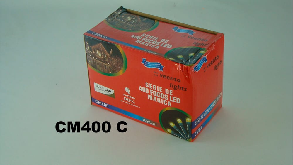 400 Luces LED multifuncional cable verde 20m C