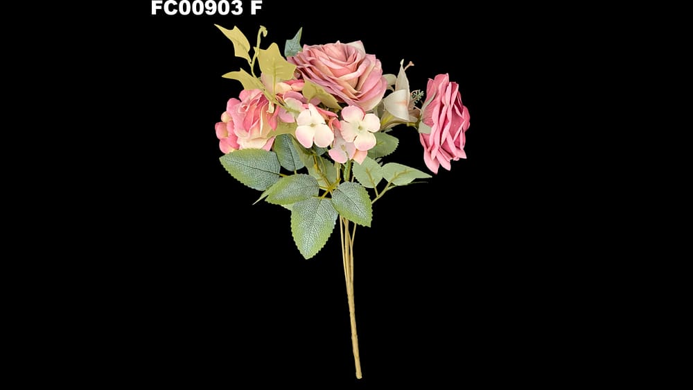 Ramo fino de rosa con lily F