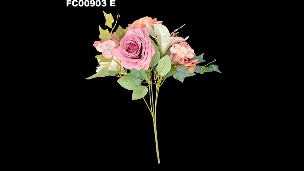 Ramo fino de rosa con lily E