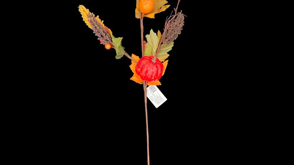 Vara flor otoñal con calabaza 60 cm B