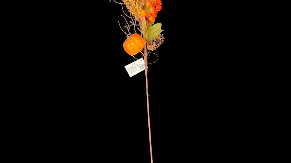 Vara flor otoñal con calabaza 60 cm A