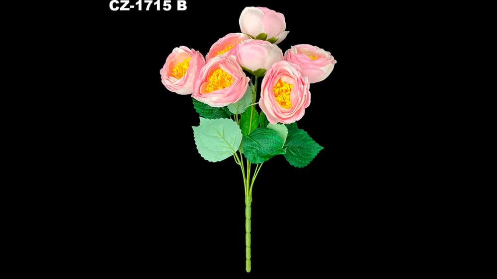 Ramo mediano de Camelia. Mide 40 cm. Flor de 8 cm B