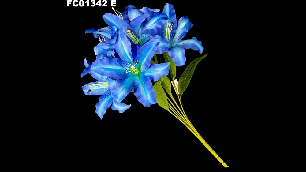 Ramo lily satinada *7 ( 62 cm)  E
