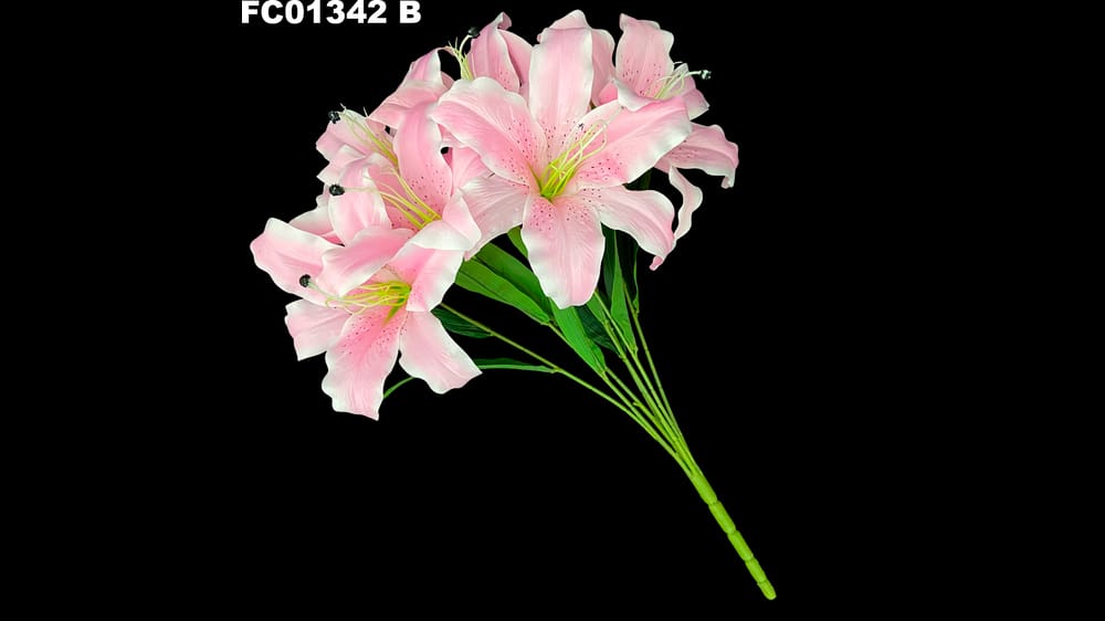 Ramo lily satinada *7 ( 62 cm)  B