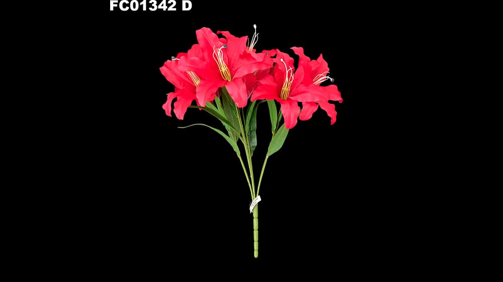 Ramo lily satinada *7 ( 62 cm)  D