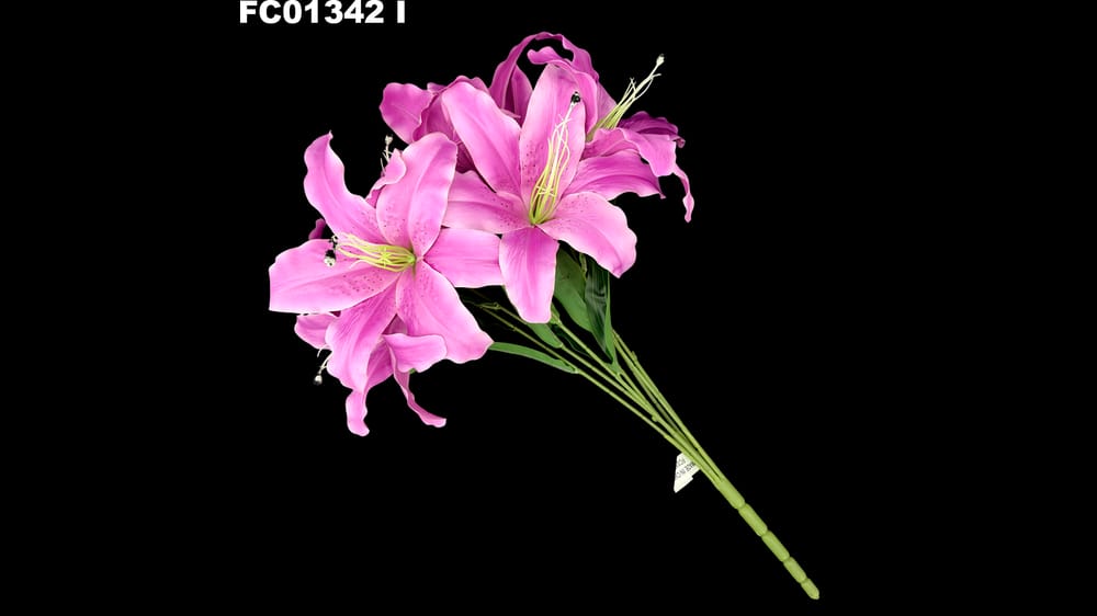 Ramo lily satinada *7 ( 62 cm)  I