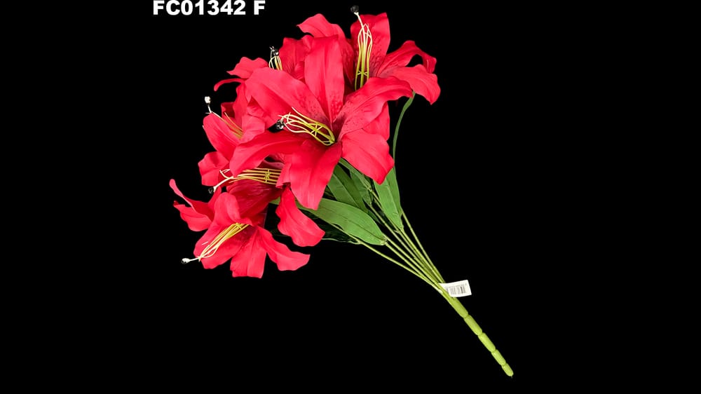 Ramo lily satinada *7 ( 62 cm)  F